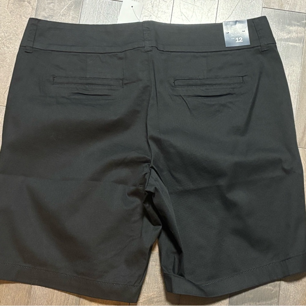 SOLD Crew 9” Chino Shorts Black Women’s Size 12 – NWT - Picture 2 of 7